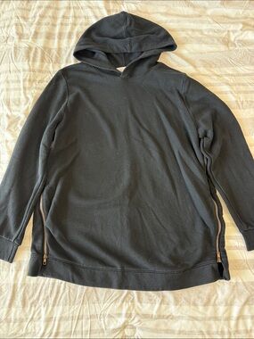 Isabel Maternity by Ingrid & Isabel Black Hoodie with Side Zippers